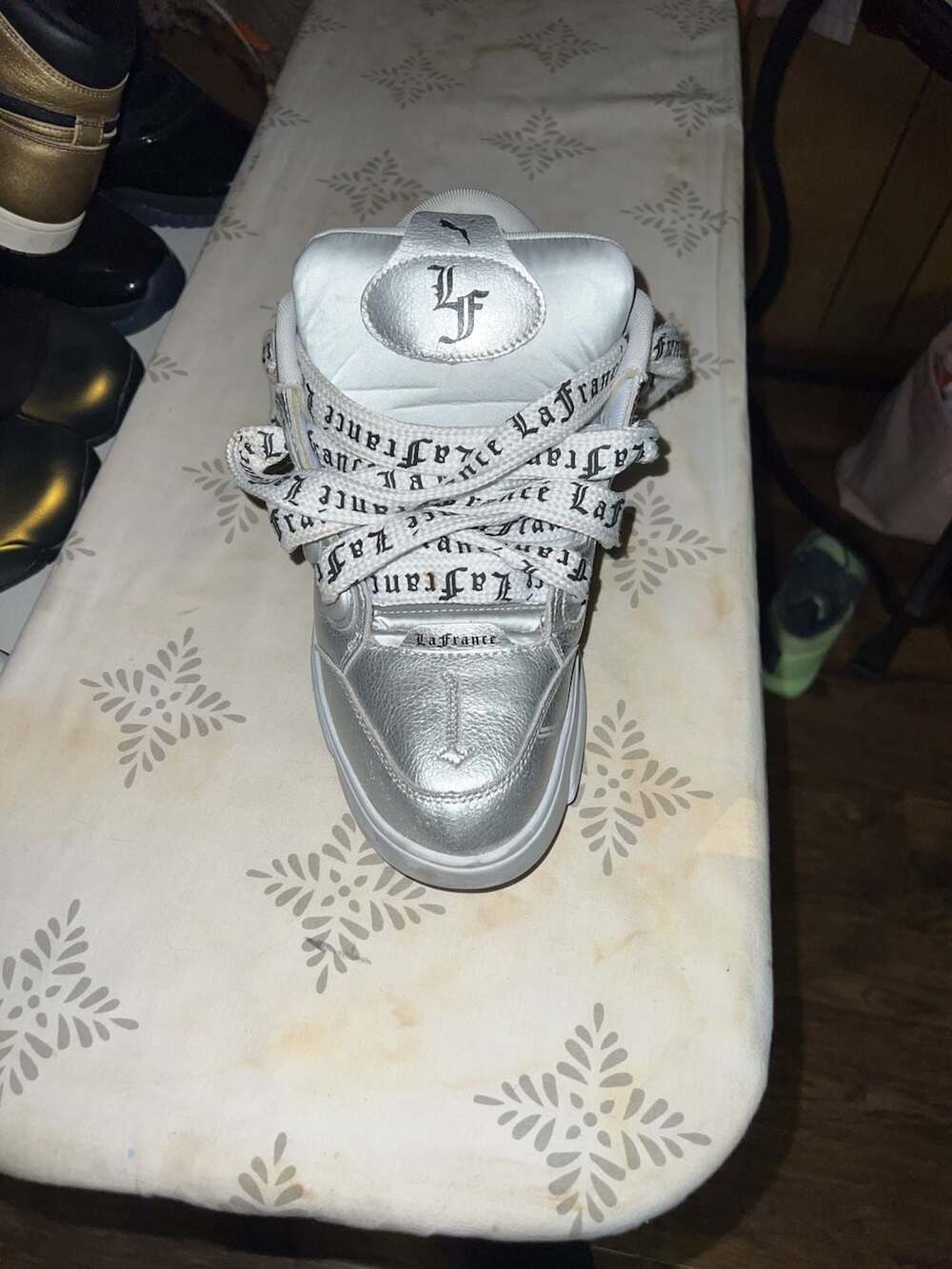 Puma LaFrancé Written in Chrome Size 12 Silver